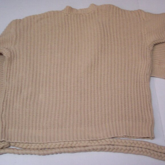 WHO WHAT WEAR OPEN CARDIGAN BEIGE - Picture 7 of 10